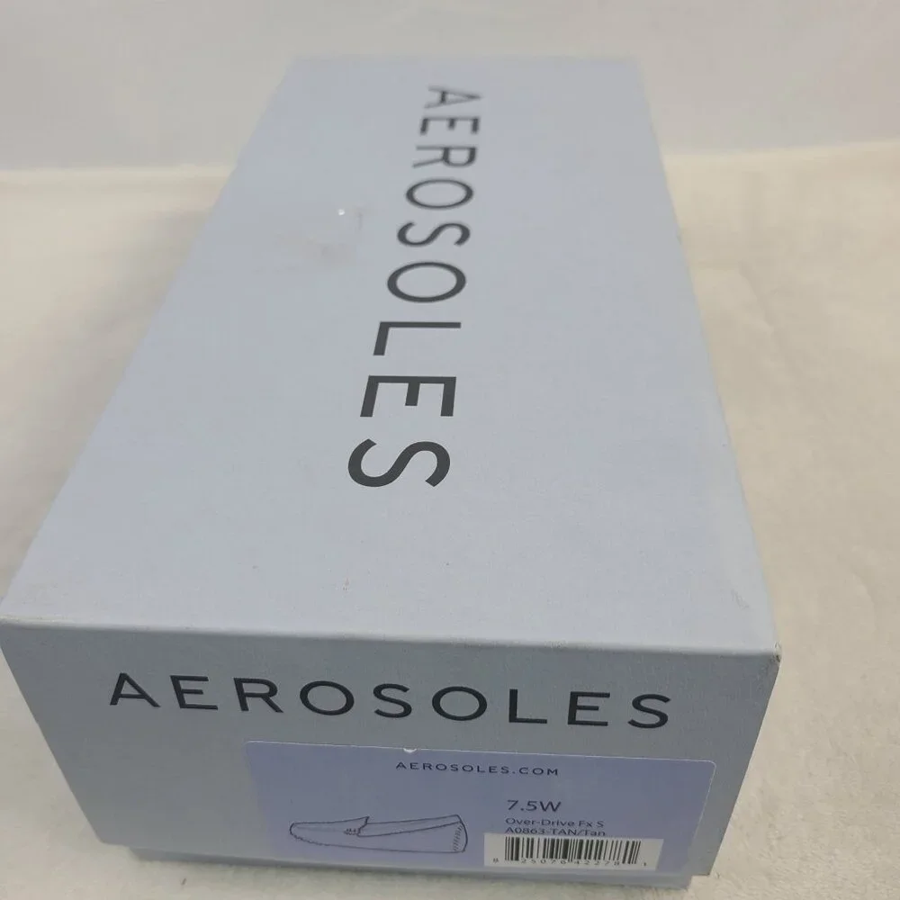 Aerosoles Over-Drive Womens Tan Loafers Sz 7.5 Lightweight Slip-On Comfort Shoes - Picture 10 of 10